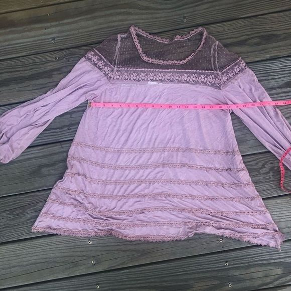 Fashion Apparel 🐾 NWT Pink Longsleeve Blouse Size Small / Medium - Picture 9 of 10